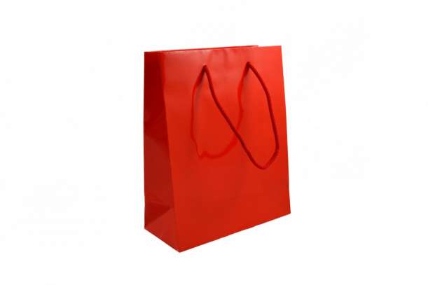 Shopper lux rosso gloss