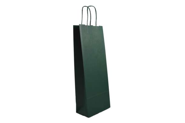 Shopper portabottiglie verde