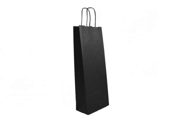 Shopper portabottiglie nero