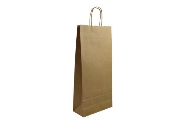 Shopper portabottiglie avana