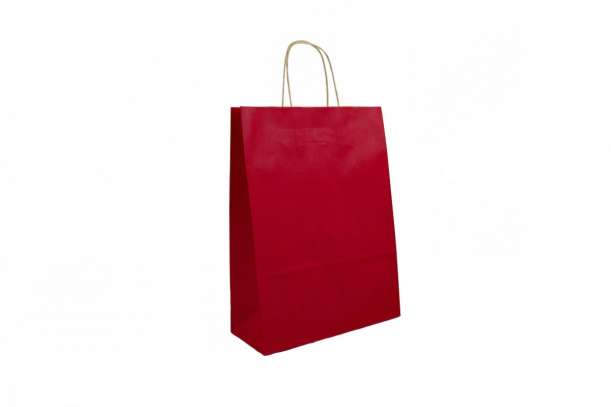 Shopper manico torciglione bordeux
