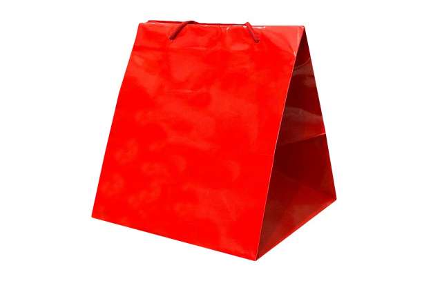 Shopper lux Cake rosso gloss