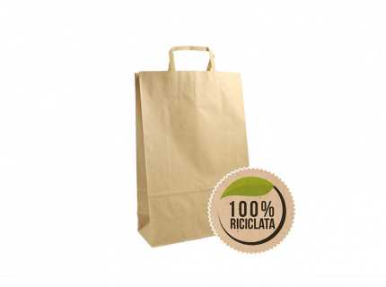 Shopper lux riciclato in carta